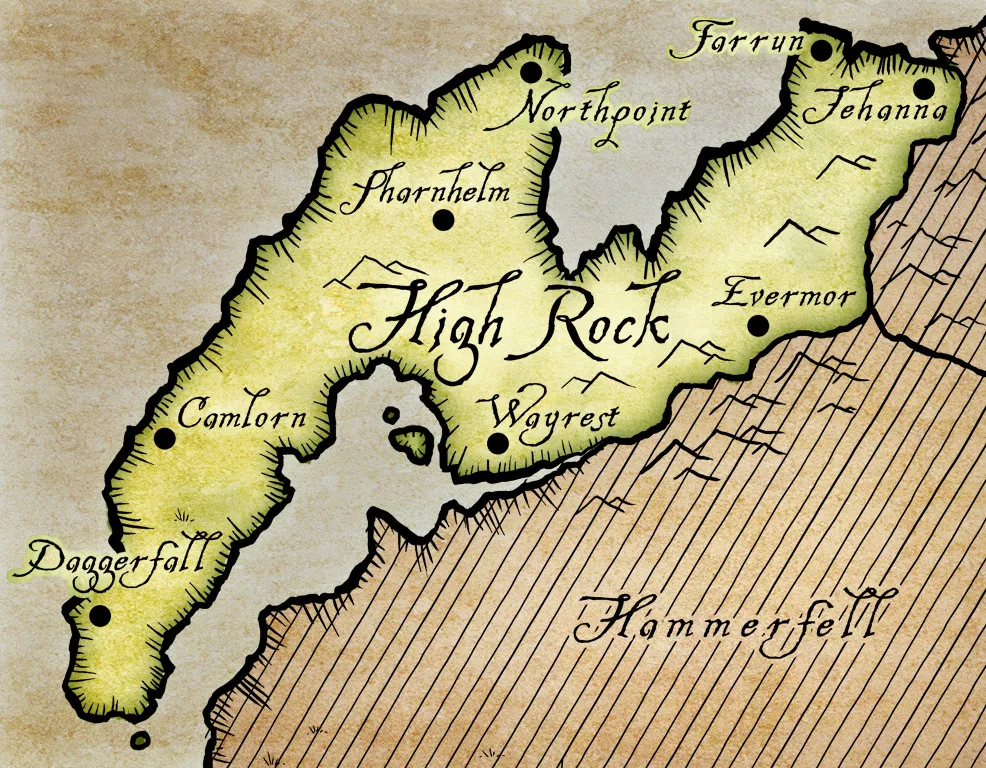 Map of High Rock