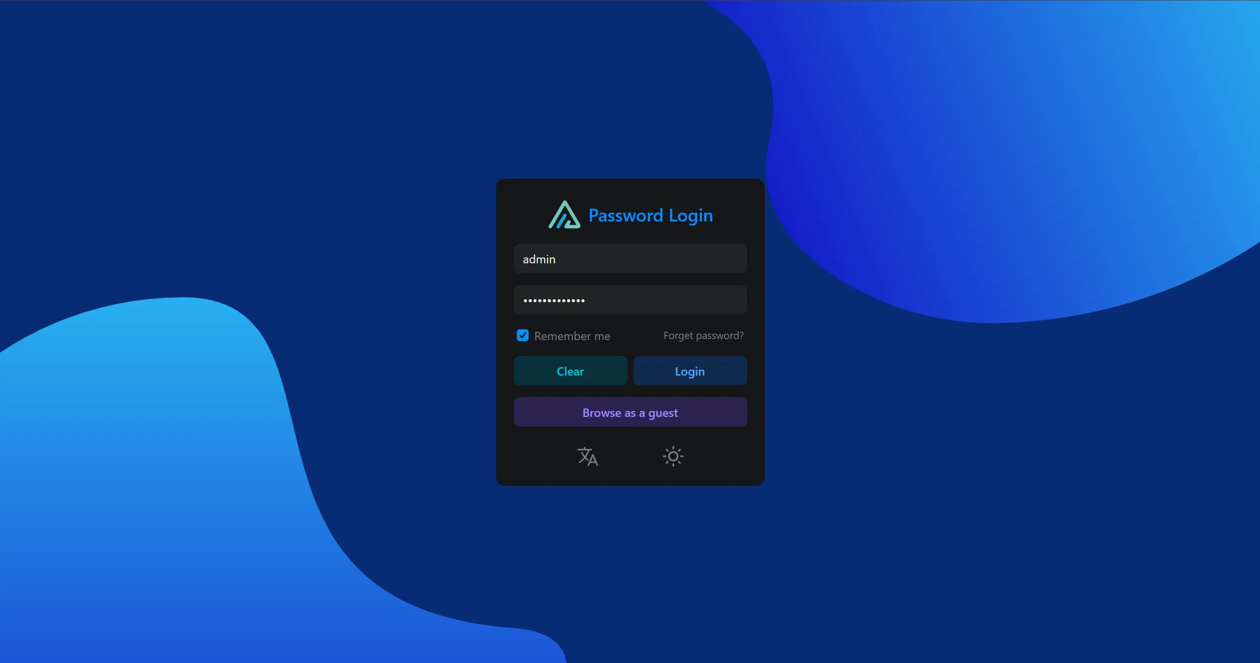 Alist Login Page