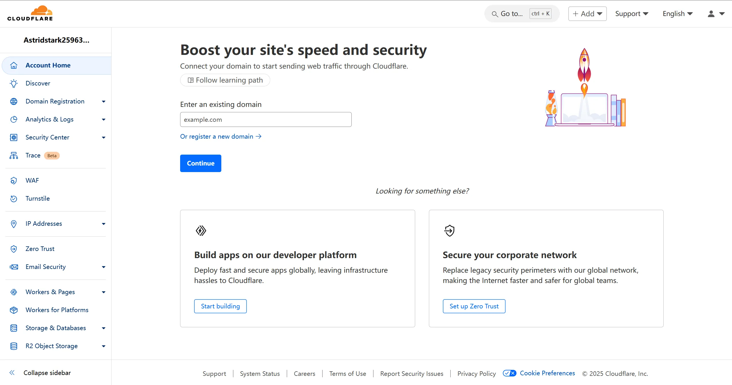 Cloudflare 控制台
