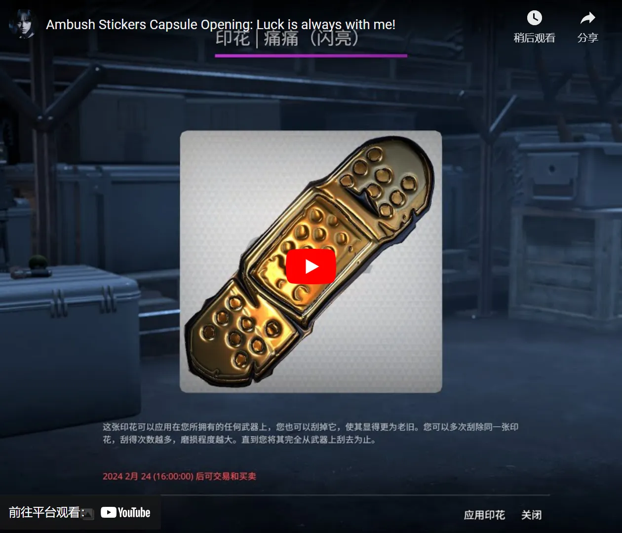 油管视频展示效果